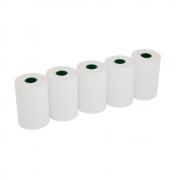 Set of 5 58mm thermal paper rolls 