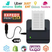 Set with uber eats wifi printer and expedy cloud print box