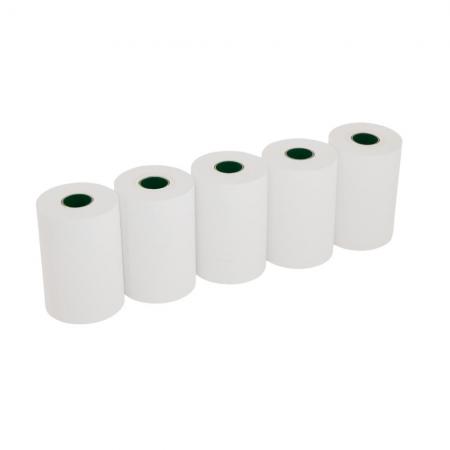 Set of 5 58mm thermal paper rolls 