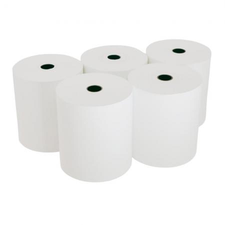 Set of 5 80mm thermal paper rolls 